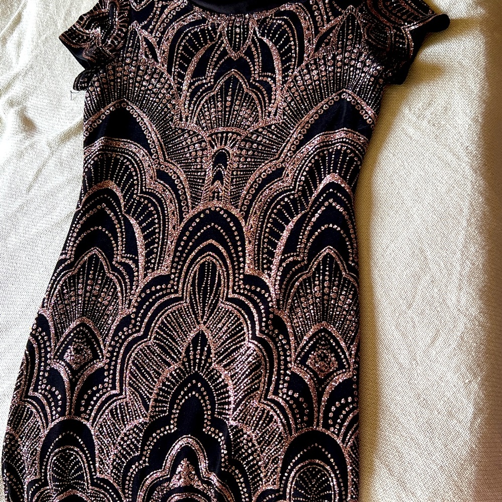 Beautiful glitter embellished dress
